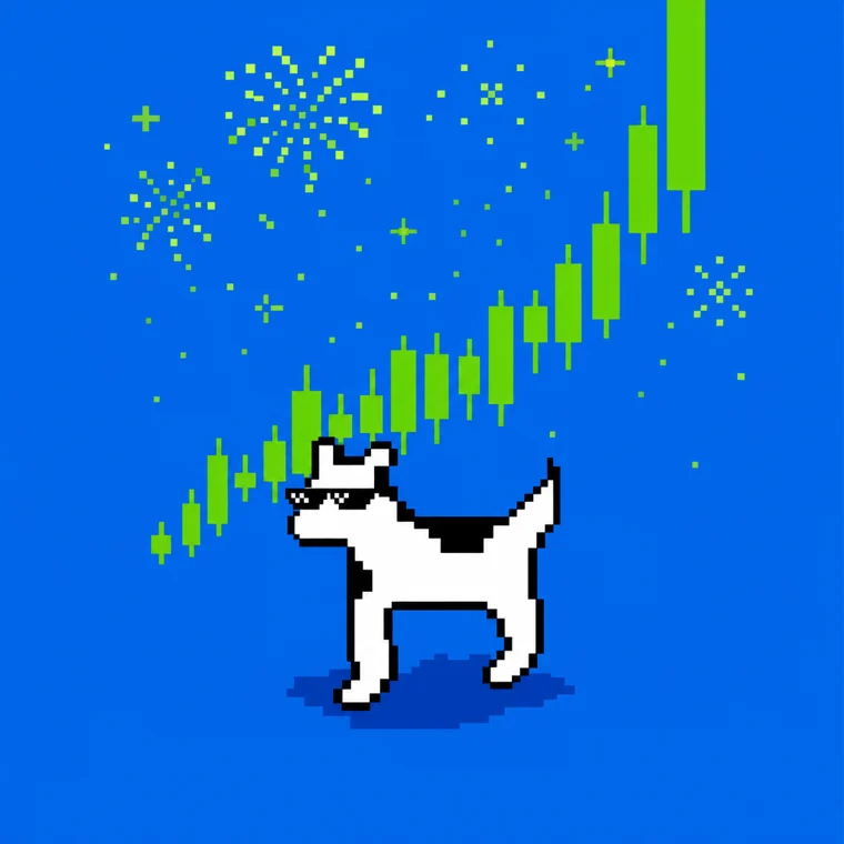 Clarus in sunglasses walking away from an exploding chart